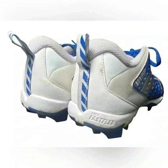 Nike Vapor Untouchable Shark 3 Cleats 12 Blue Gray White Fastflex - Picture 4 of 12